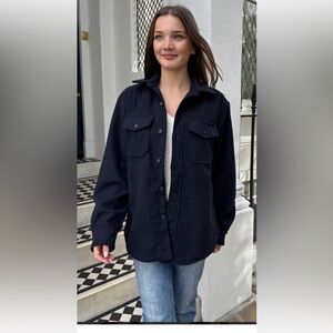 Brandy Melville Carson Jacket, Navy, One size, warm!